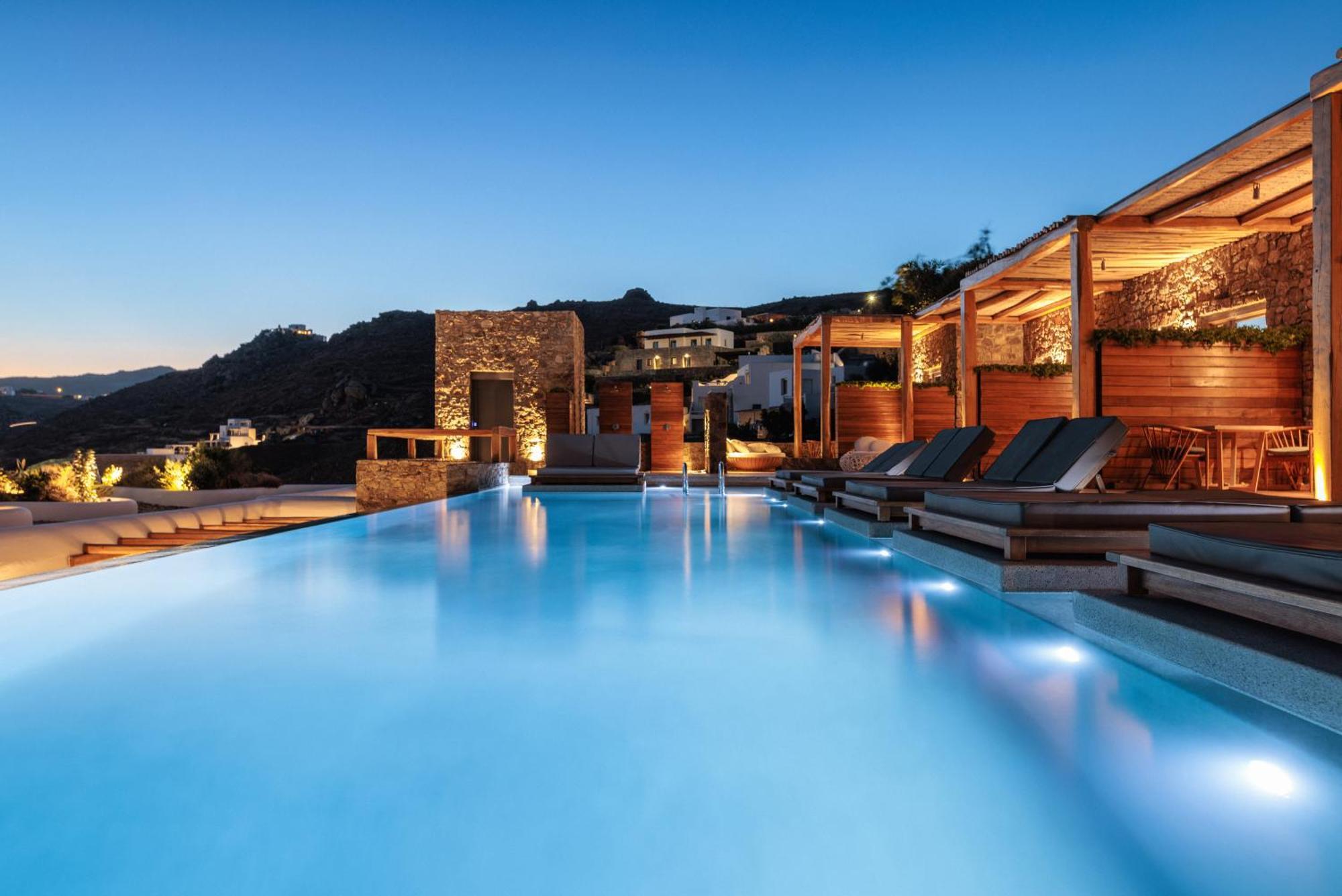 Mileo Hotel Kalo Livadi Ngoại thất bức ảnh