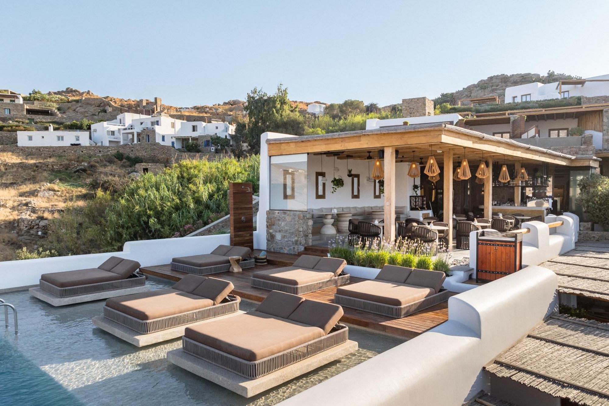 Mileo Hotel Kalo Livadi Ngoại thất bức ảnh